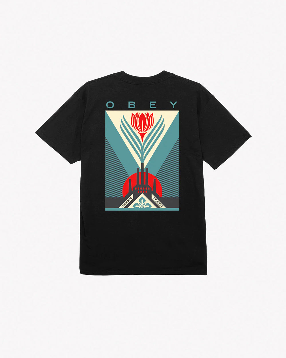 Obey Green Power Factory Classic T-Shirt
