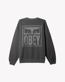 Obey Pigment Eyes Icon Extra Heavy Crewneck Sweatshirt
