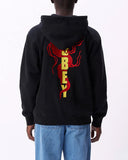 Obey Dragon Zip Hood Fleece | Black
